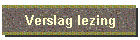Verslag lezing
